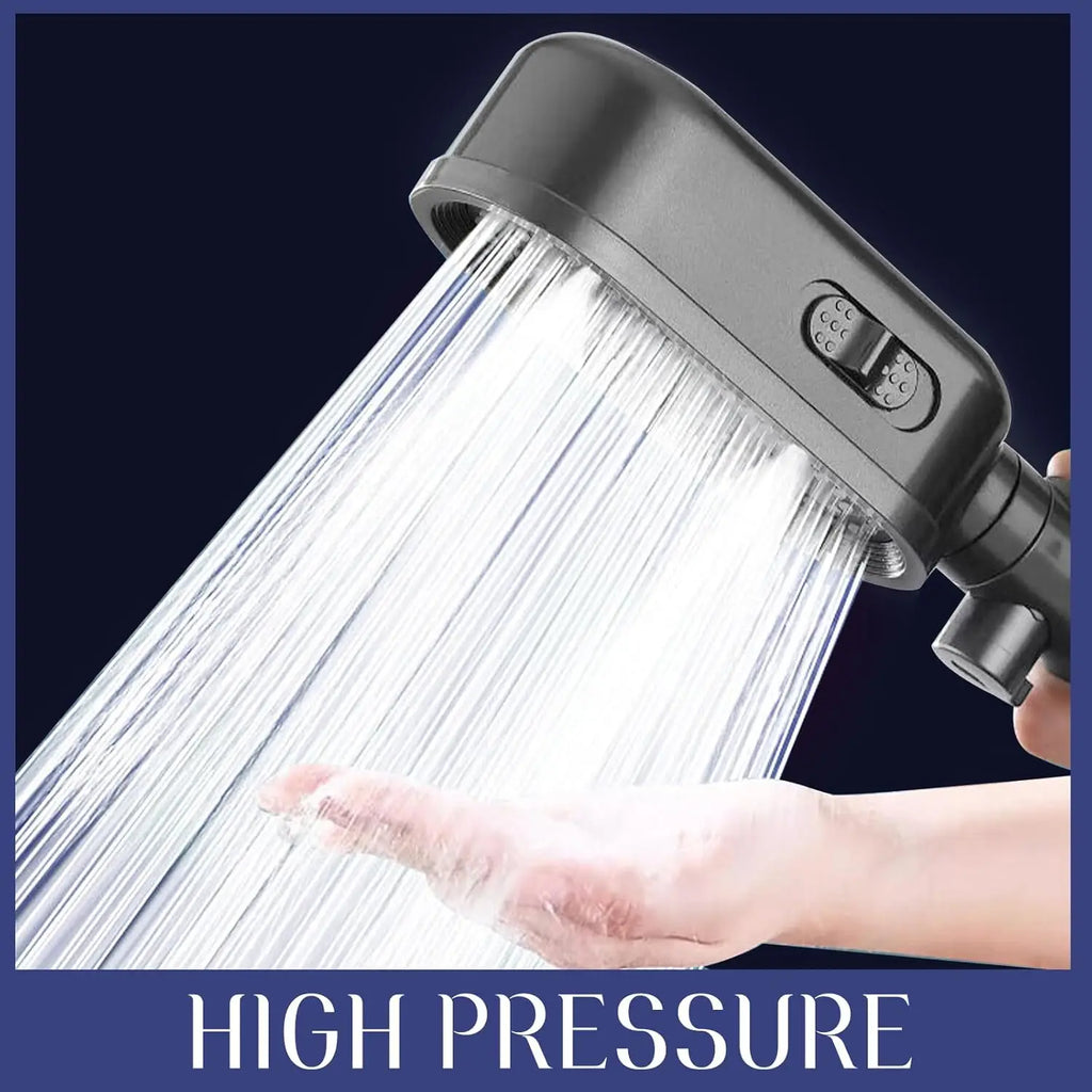 3 Modes Handheld Shower Head Strong High Pressure Water Saving Filtered Showerhead Fall-Resistant ABS Bathroom Shower Nozzle
