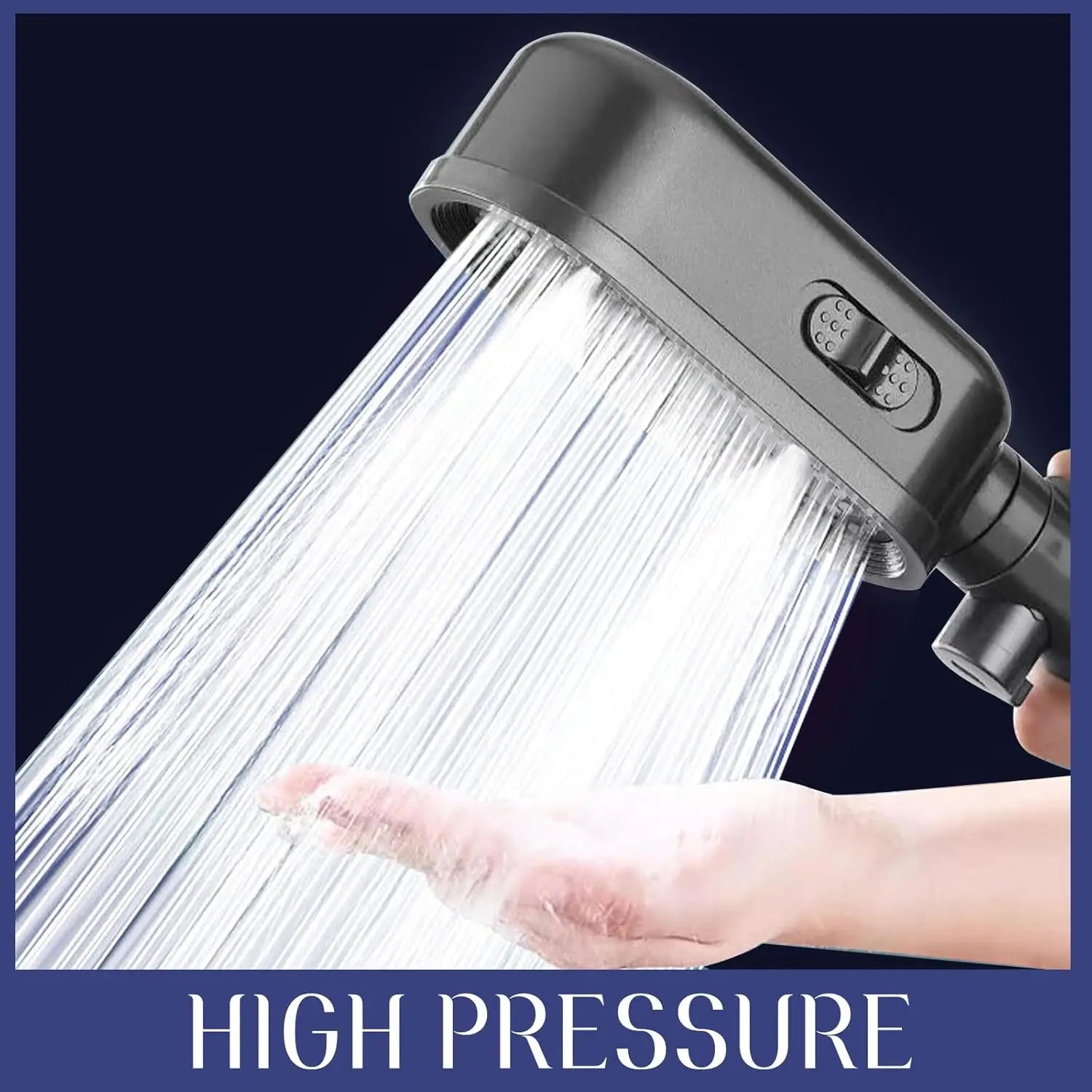 3 Modes Handheld Shower Head Strong High Pressure Water Saving Filtered Showerhead Fall-Resistant ABS Bathroom Shower Nozzle