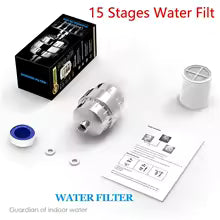 15–20 Stage Bathroom Shower Water Purifier Filter System – Advanced Chlorine Removal Shower Filtration Set