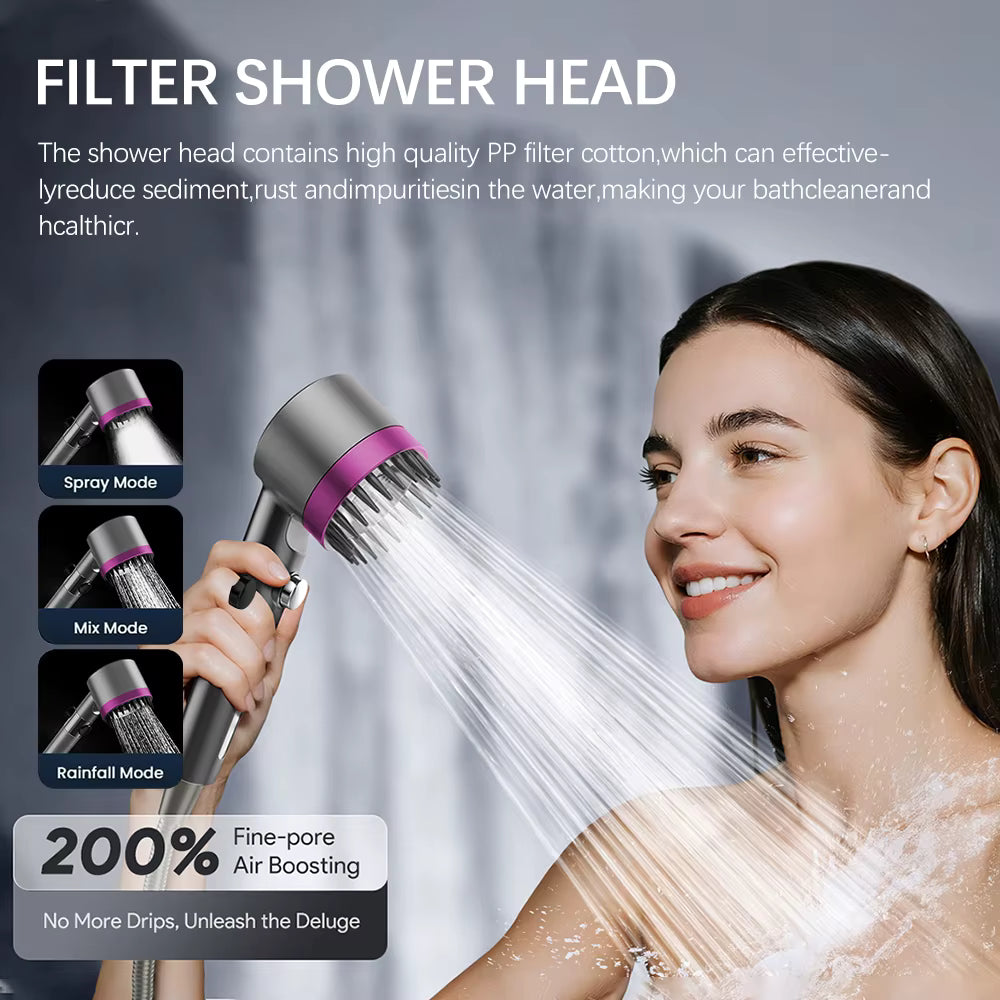 2026 New Ion Drops Complete Shower System – High-Pressure Filtered Shower Faucet Set