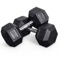 Elevate Your Workout with Our Premium Hexagonal Rubber Coated 5Lb Dumbbell Set for Strength Training