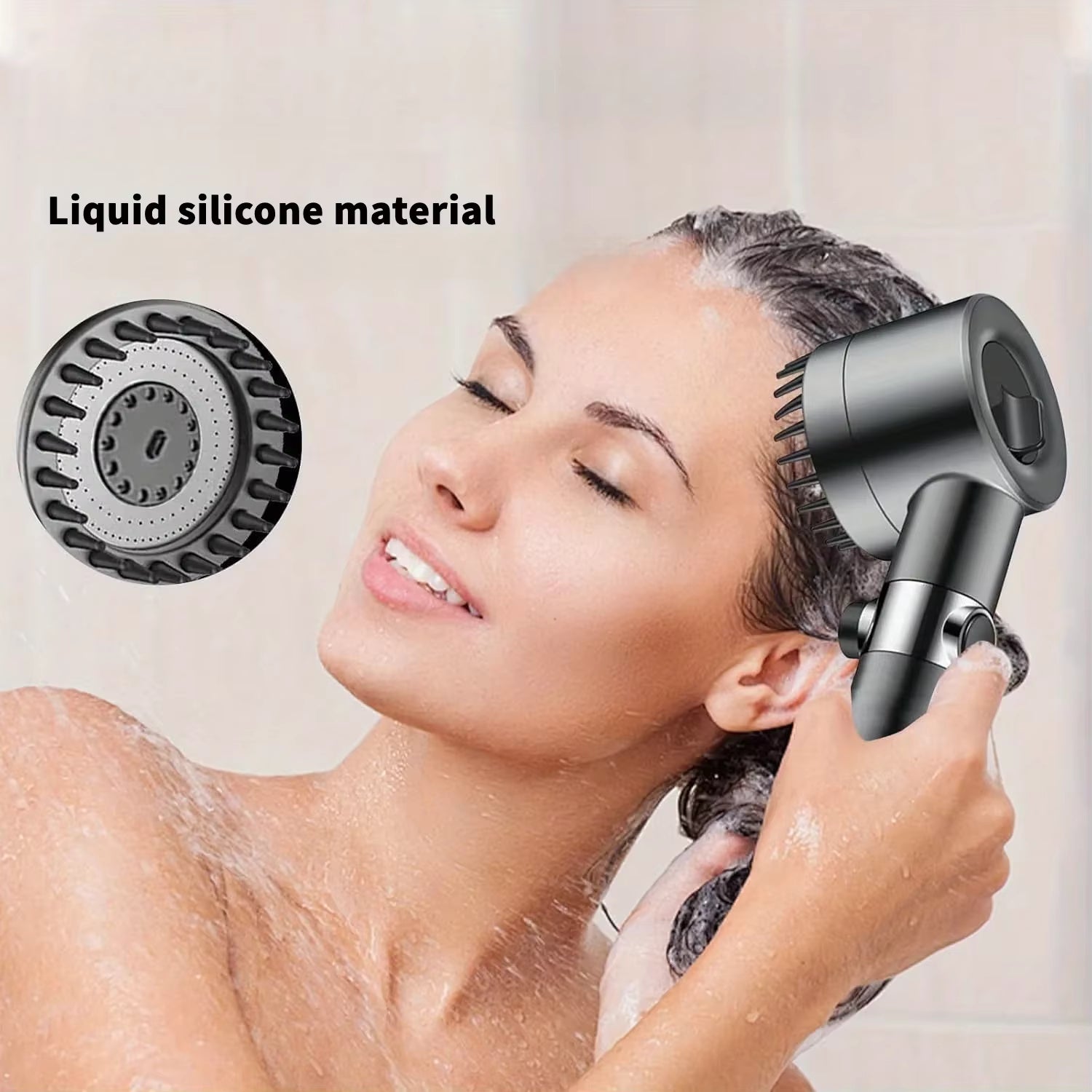 2025 New Ionic Drop Turbo Filter Shower Head with Handheld Spray