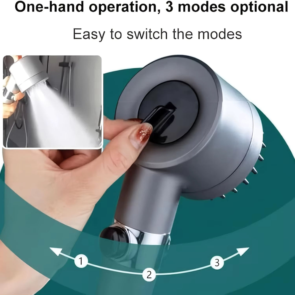 2025 New Ionic Drop Turbo Filter Shower Head with Handheld Spray