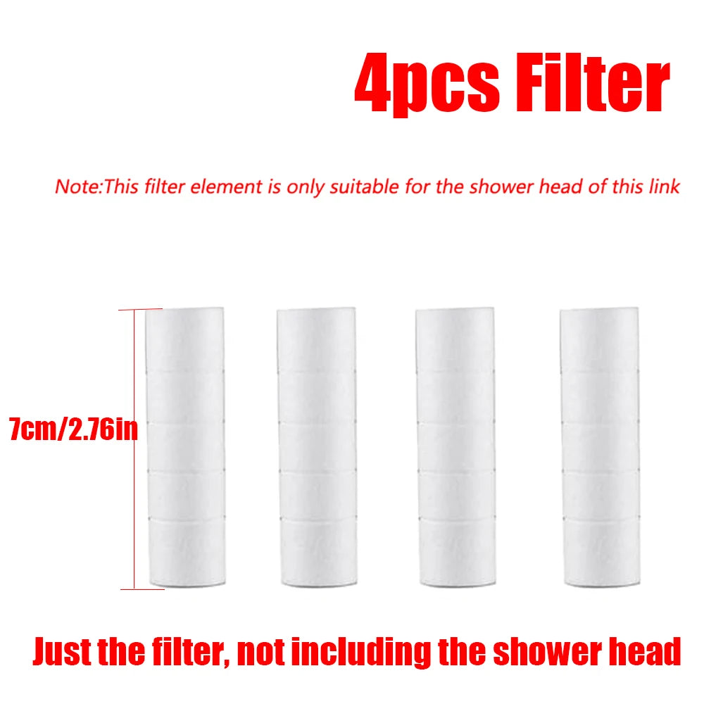 3 Modes Handheld Shower Head Strong High Pressure Water Saving Filtered Showerhead Fall-Resistant ABS Bathroom Shower Nozzle